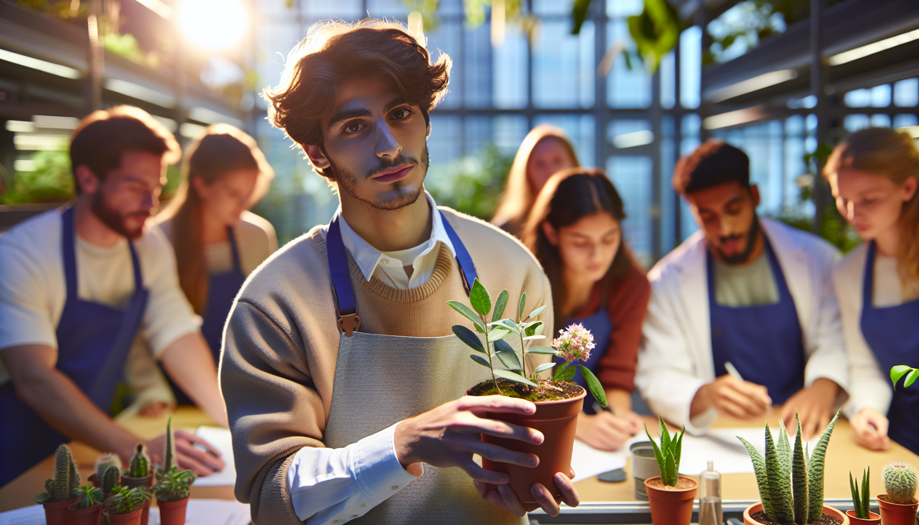 Who is the young Oxford horticulturist making waves at the Botanic Garden?