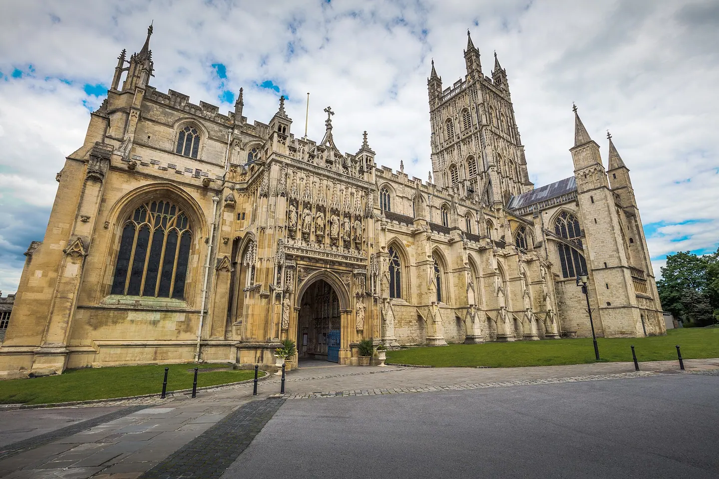 The exterior of Gloucester Cathedral