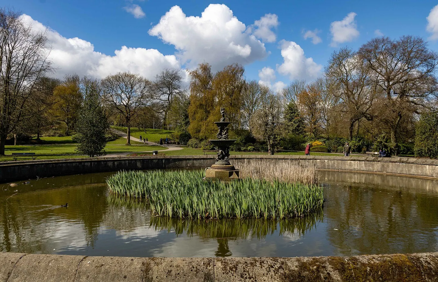 Green space in Vernon Park, Stockport