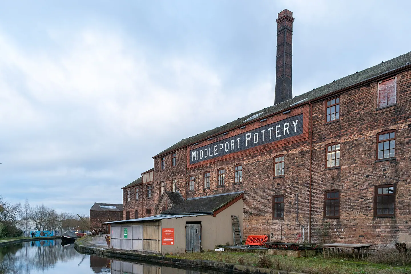 Middleport Pottery across the Trent & Mersey Canal