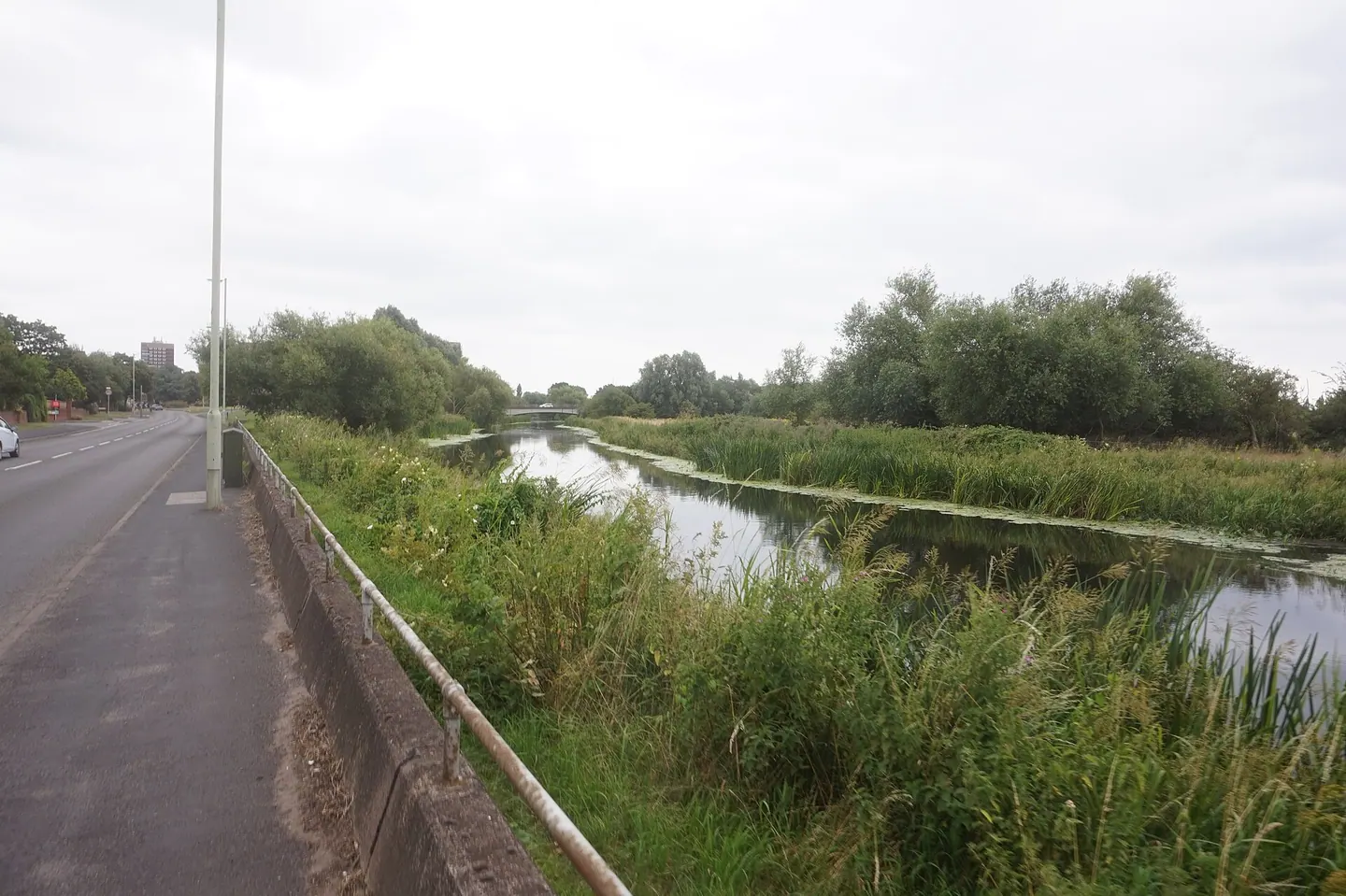 The River Anker running through Tamworth